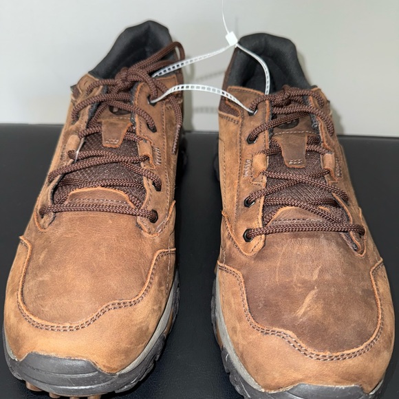 Merrell Men's Sz 12 Moab Adventure Lace Dark Earth Waterproof Hiking Vibram Shoe - Picture 9 of 11